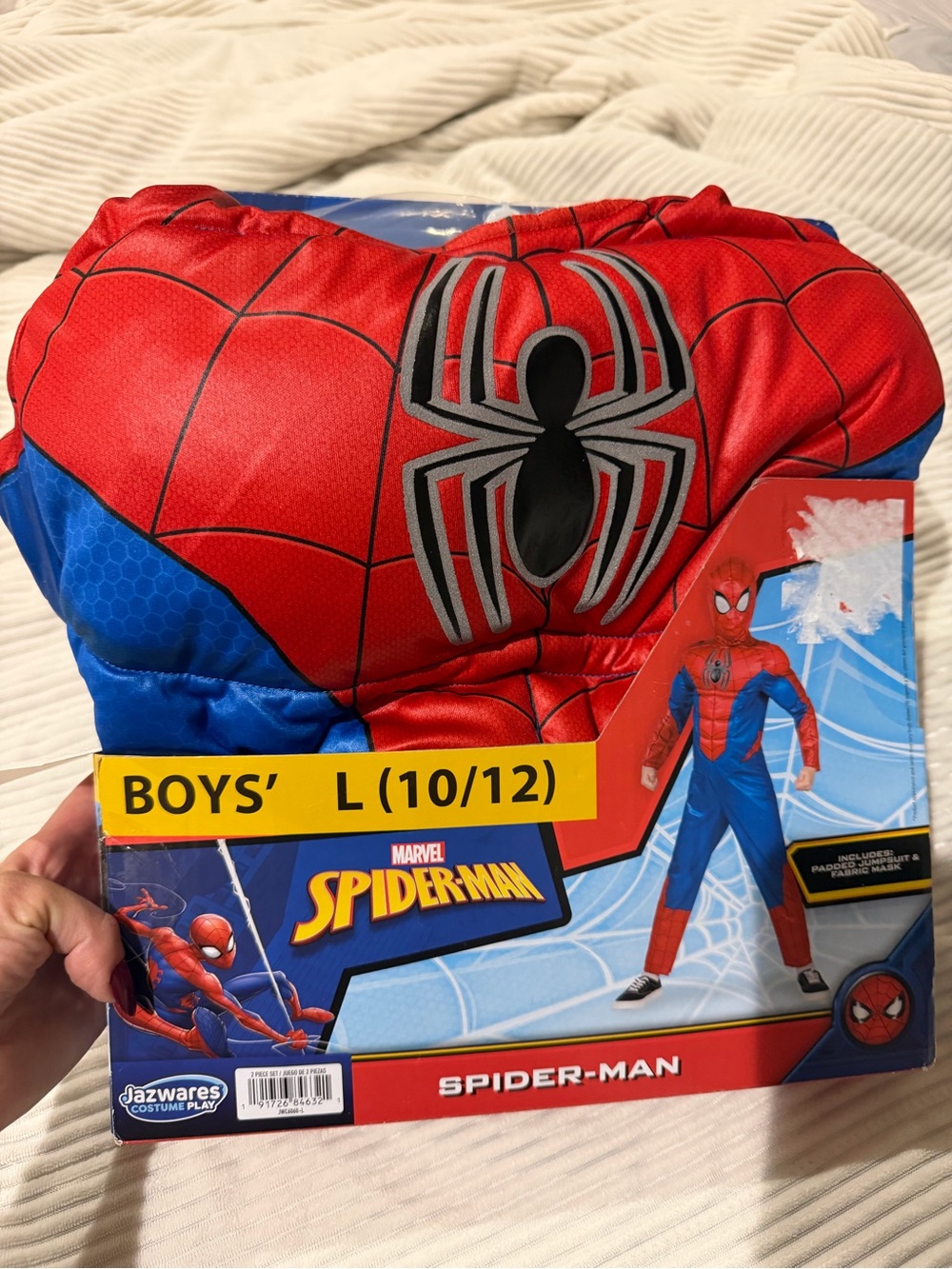 Spiderman Boys' Red and Blue Superhero 2 piece Costume